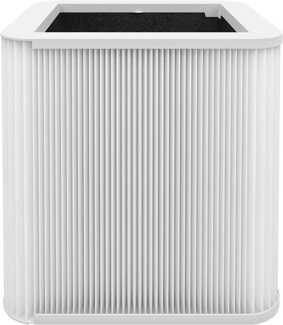 1 Pack 211+ Replacement Filter Compatible with Blue Pure 211+ Air Cleaner Purifier, 2 Stage Filtration System of Activated Carbon Filter and H13 True HEPA Filter