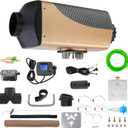 12V 7kW Diesel Heater with High Altitude Mode and Aviation Plug, Diesel Air Heater with LCD Display, Automatic Thermostat, Low Noise, Easy Installation,Diesel Heaters for RVs,Trucks,Ships