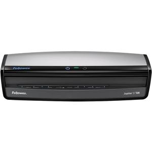 Fellowes Jupiter 2 125 Laminator with 10 Pouches, 12.5 Inch (5734101), Black & Grey