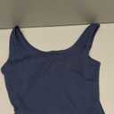 MANGOPOP Women's Tank Top Bodysuit Scoop Neck Sleeveless Body Suits Sexy U-Back Backless Going Out Tops, Large