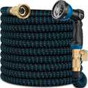 50 ft Expandable Garden Hose-Expanding Water Hoses-Flexible Retractable Garden Hoses,Less Kink & Tangle Car Washing Pipe Garden Hose for Yard, Outdoor,Expandable Garden Hose
