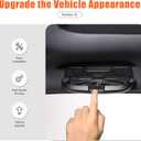 Sunglasses Holders Compatible with Toyota Land Cruiser Prado 250 J250 LC250 2024 2025 2026, ABS Glasses Holder Sunglasses Case Storage Box Replace for Overhead Roof Grab Handle (Black)