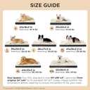 Bedsure Dog Beds Large Sized Dog - Comfy Flat Pet Beds with Removable Washable Cover, Orthopedic Egg Crate Foam Puppy Mat, Suitable for Pet Up to 65 lbs (30"L x 20"W x 3"Th)