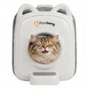 Pro Cat Self Groomer with Treat Dispenser and Tracking Sensor
Cat Self Grooming House: Mimics Cat's Tongue, Smart Snack Feeder, Pull-out Hair Bin, for Cautious Cats, Large & Heavy Cats