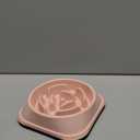 2 Pack Slow Feeder Dog Bowls for Healthy Eating, Non-Slip and Anti-Choking Design, Reduces Bloating & Overeating for Medium Dogs and Cats, Easy to Clean (Black and Pink)