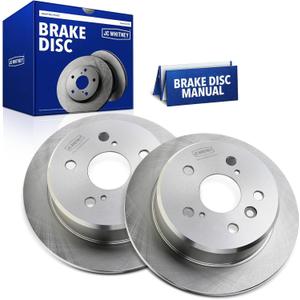 JC Whitney Rear Solid Disc Brake Rotors - 10.59 inch (269.00 mm)