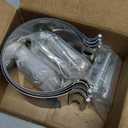 4Pcs x 3.5 Inch Exhaust Clamp Universal 3.5"Butt Joint Exhaust Band Clamp Stainless Sleeve Coupler For Mufflers Exhaust Pipe etc