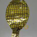HOUSE OF PARTY 4D Gold Disco Ball Balloons - 5Pcs Mylar Foil Balloons 22 Inch for 2025 Graduation Party Decorations