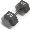 Marcy 70lb Cast Iron Hex Dumbbell, Single, IV-2070