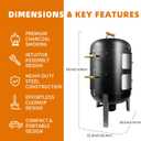 Realcook Vertical Charcoal Smoker Grills: Premium 20.5 Inch BBQ Meat Smokers - Barbecue Charcoal Grill Smoker Combo for Outdoor Cooking Patio Backyard Picnic Party Grilling