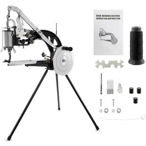 IRONWALLS Leather Cobbler Manual, Heavy Duty Hand Shoe Repair Mending Sewing Machine with Needles, Leather Stitching Sewing Machine for Canvas Cotton Linen, Bags, Cloths, Tents