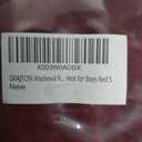 GRAJTCIN Boys Medieval Renaissance Vest Costume Pirate Costume Kids Halloween Gothic Viking Steampunk Waistcoat (4-6Y, Red)