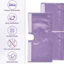 3 Pack Satin CPAP Strap Covers, CPAP Mask Cushions, Universal and Comfort CPAP Mask Strap Pads to fit Dreamwear Headgear for Reducing Red Marks CPAP Hair Protector for Women(Light Purple)