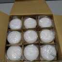 Tuyai (Set of 36) Floating Candles, 3 inch White Dripless Wax Burning Candles, for Weddings, Party, Special Occasions and Home Decorations