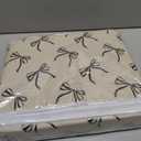 Comfort Spaces 100% Cotton Sheets Full, Breathable, Naturally Cool Cotton Sheets, Soft Cotton Bed Sheets with 14" Elastic Pocket Fits up to 16" Mattress, All Seasons Sheet Set, Bow Black/Taupe 4 Piece