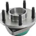 513121 Front Wheel Hub Bearing Assembly Compatible with Cadillac DTS Eldorado Seville, Chevy Impala Monte Carlo, Buick Century, Pontiac Grand Prix Bonneville 5 Lug W/ABS(1pcs)