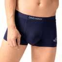 DAVID ARCHY Men's Trunks Underwear Cotton Modal Soft Breathable No Ride Up Pouch Underwear 3,4 or 6 Pack (Black/Navy Blue/Wine Red-3 Pack-d)