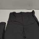 Buttergene Women's Maternity Leggings over the Belly Pregnancy Active Wear Workout Yoga Tights Pants (Medium, 2pack Black*2)