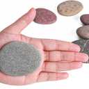 River Rocks for Painting 25 Pcs Large 2-3 Inch Flat Smooth Painting Stones Craft Rock to Paint for Kids Crafts Painting Bulk