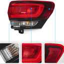 Huray Outer Taillight for Jeep Grand Cherokee SRT 2014-2021 RH Black Trim