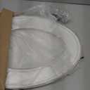 Bemis 7300SLEC Slow Close Toilet Seat, Easy Clean Hinges and Durable Plastic Seat, Made in USA, Elongated, White