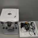 Singing Machine Portable Karaoke Machine for Adults & Kids with Wired Microphone, White - Built-In Speaker, Bluetooth with LED Disco Lights - Karaoke System with CD+G Player & USB Connectivity