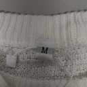 Vest for Women Fall Winter Sleeveless Crewneck Cable Knit Pullover Sweater Vest Loose Casual Pullover Tops White, Size M