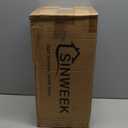 SINWEEK 3 Inch Gel Memory Foam Mattress Topper Ventilated Soft Pressure Relieve Mattress Pad, Breathable Bed Topper, CertiPUR-US Certified, Twin Size