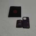 Vinich for iPhone 16 Pro 6.3" Wallet Case with Card Holder, RFID Blocking Credit Slots Kickstand Shockproof Phone Cover for Women Men, Purple