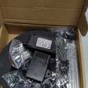 Solar Fountain Upgrade, 3.5W Solar Birdbath Fountains with White Lights, Glass Panel, 2200mAh Battery, Hummingbird Water Fountains with 8 Spray Modes & 4 Fixed Pipes for Garden, Pool, Pond