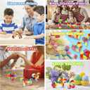 30 Pack Medium Snake Cube Fidget Toys Goodie Bag Stuffers for Kids, Treasure Box Toys for Classroom, Twist Puzzle for Party Favors, Birthday, Back to School Gifts, Stocking Stuffers for Kids