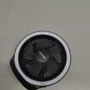 Gaiatop Foldable Small Desk Fan with LED Night Light, Wireless 6000mAh Battery Powered Portable Fan USB Rechargeable, Bedroom Office Dorm Travel Camping Cruise Essentials, Gifts for Women Men, Black