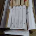 AFI, Barcelona King Panel Platform Bed with Storage Drawers, White