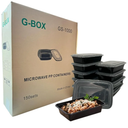 G-BOX Meal Prep Containers with Lids - 32 OZ | 150 Pack | 1 Compartment Food Containers with Lids [Meal Prep, Bento Box, Stackable, Reusable, Dishwasher Safe, Microwave Safe, Freezer Safe]