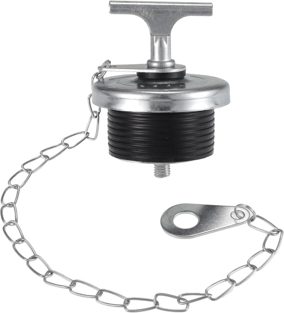 uxcell Universal 2" Engine Oil Filler Cap with Chain for N14 L10 M11 ISM Deisel Engines