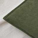Kevin Textile 14x20 Inch Lumbar Pillow Cover 1 Pack Soft Boucle Textured Decorative Waterproof Rectangle Cushion Elegant Accent Pillow for Couch Sofa Chair Bed Home Decor Indoor Outdoor Olive Green