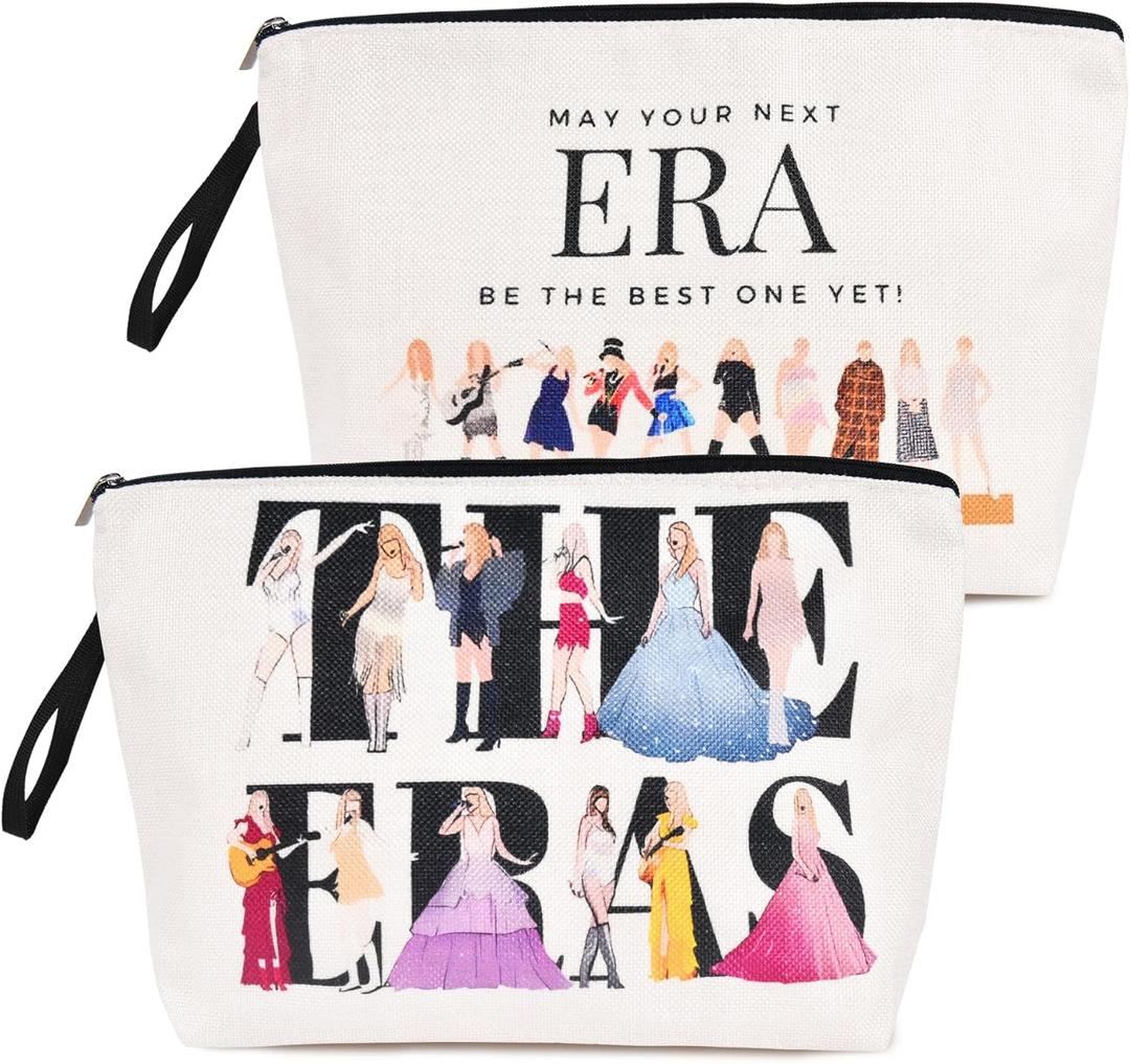 3 PCS Music Lover Makeup Bag, Singer Makeup Bags, Waterproof Travel Cosmetic Organizer with Double Sided Print, Large Capacity, Gift for Women Friends TS Fans Birthday Christmas 3 PCS Music Lover Makeup Bag, Singer Makeup Bags, Waterproof Travel Cosmetic Organizer with Double Sided Print, Large Capacity, Gift for Women Friends TS Fans Birthday Christmas