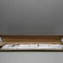 LazBlinds Cordless Cellular Shades, No Tools No Drill Blackout Honeycomb Shades Pleated Blinds for Windows, 33'' W x 48'' H, Silver White