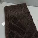 PURRUGS Dirt Trapping Door Mat 24" x 35.5", Non-Slip Machine Washable Entry Rug, Shoe Scraper, Dog Doormat, Super Absorbent Welcome Mat for Front & Back Door, Muddy Wet Shoes & Paws, Brown