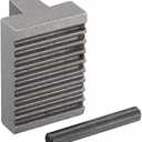 Ridgid 24" Heel w/pin Heel Jaw and Pin Assembly for Wrench, Silver, Small