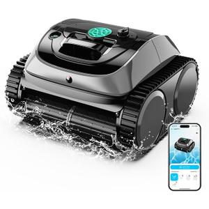 WYBOT C1 Cordless Robotic Pool Vacuum for Inground Pools, Professional
4-in-1 Robotic Pool Cleaner for Above Ground Pool, 160 Mins Runtime, APP Countrol, Smart Navigation with Powerful Suction
