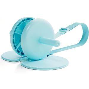 Ab Roller Wheel Abs Rollers Wheels for Rueda Para Abdominales Core Slide Strength Training Home Gym Fitness Workout Equipment Exercise Wheel with Knee Pad Accessories for Women Men Healthy (Eggshell Blue)
