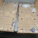 Serene Valley Sink Bottom Grid 24-1/8" x 12-5/8", Centered Drain with Corner Radius 1-1/2", Sink Protector NLW2412C