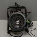 GNRZZT Greenhouse Heater with Digital Thermostat, Green House Heater for PlantsElectric Grow Tent Heaters, 1500W Fast Heating with Overheat Protection, Space Heater for Flower Room, Silvery