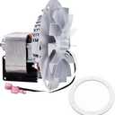 Criditpid Replacement 80473 Exhaust Blower Motor for US Stove & USSC American Harvest 6039 6041, King KP130, KP60, Ashley 5500 5500M 5500XL Pellet Stoves.(Without Housing)