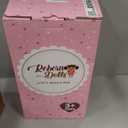 Reborn Toddler Dolls Black Girl 24 Inch Lifelike Black Reborn Baby Doll with Curly Hair Realistic Toddler Dolls Girl Weighted Real Life Reborn Doll Toys with Accessories Birthday Gift for Kids