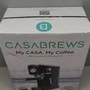 CASABREWS CM5418 Espresso Machine 20 Bar, Stainless Steel Espresso Maker with Milk Frother, Compact Cappuccino Machine for Home, Espresso Coffee Machine, Gift for Her, Gift for Family, Black