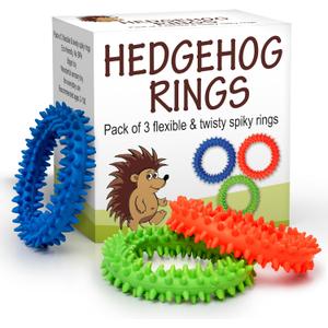 Pick A Toy Fidget Ring and Sensory Toy 3 Pack Soft, Flexible Rubber Rings with Textured Spikes, Fun and Tactile Fidget Bracelets for Kids, Teens, and Adults