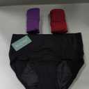 Women's Cotton Period underwear leakproof high absorbency 3 Pack Regular & Plus Size (X-Large, Multicolor)