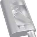 Universal Mufflers, Two Chamber 3'' offset inlet (ID) 3'' offset outlet (ID) Performance Automotive Exhaust Muffler FH43043